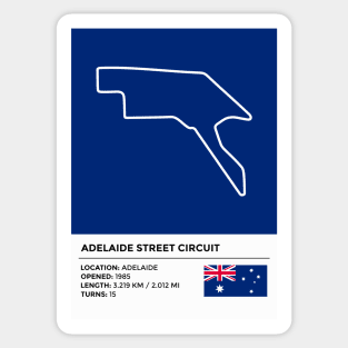Adelaide Street Circuit [info] Sticker